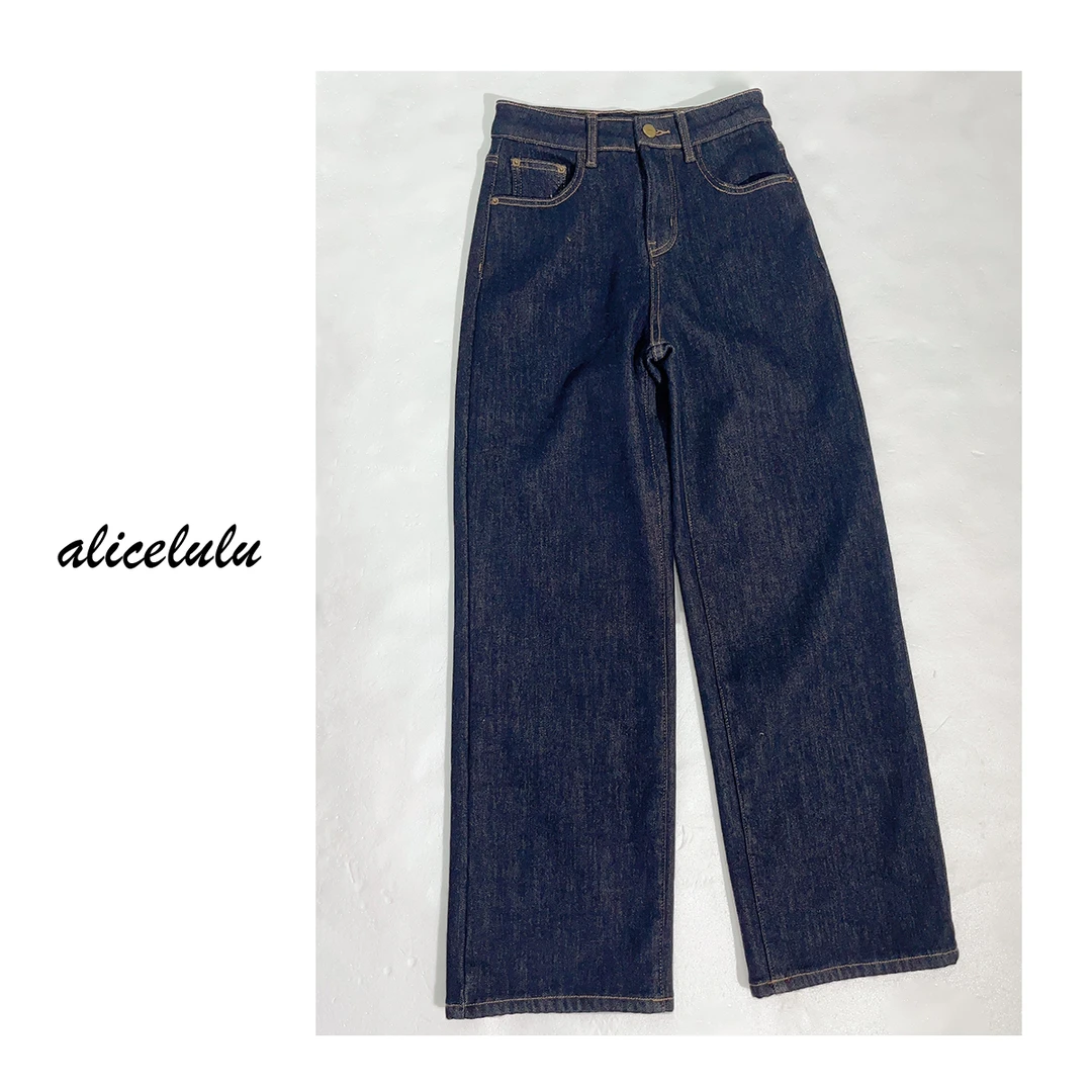 3 ALICE “暖意随行”休闲裤 单宁复古 保暖显瘦 S622001K