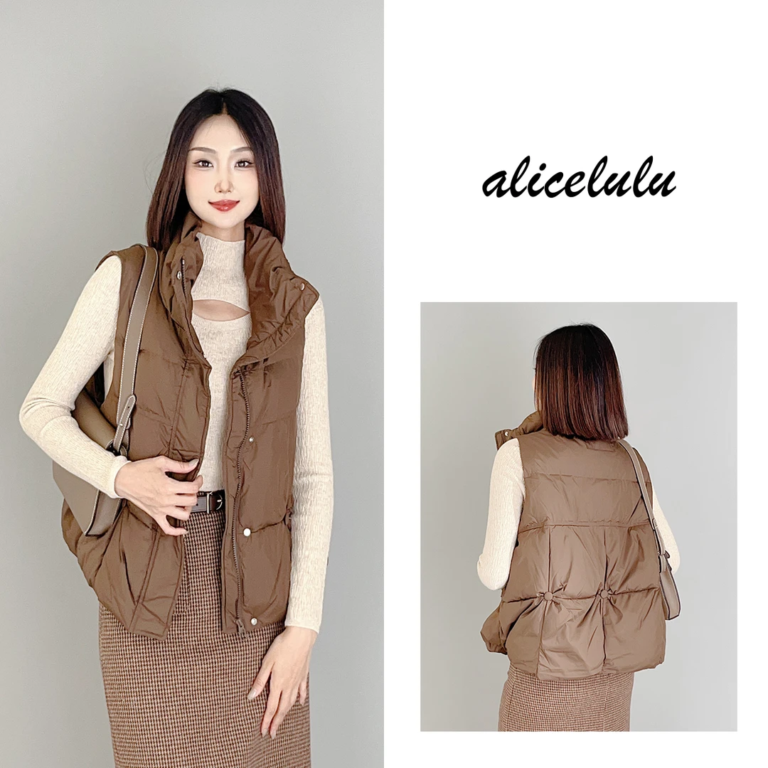 2 ALICE “暖宝宝”马夹 蓬松鸭绒 抽绳御寒 S2139922Tr