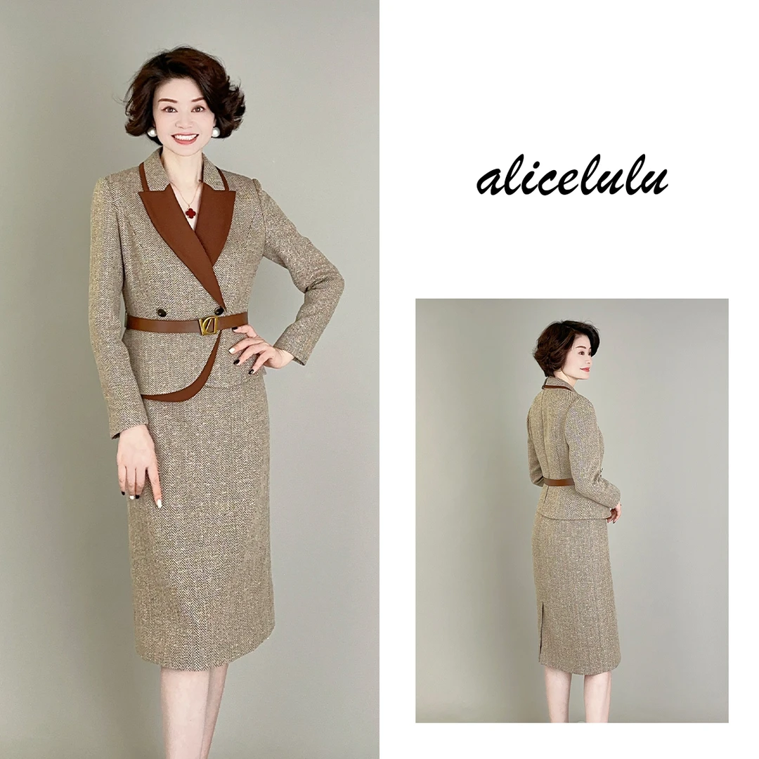 3 ALICE “摩登都市”连衣裙 优雅天成 复古显瘦 S2139798W