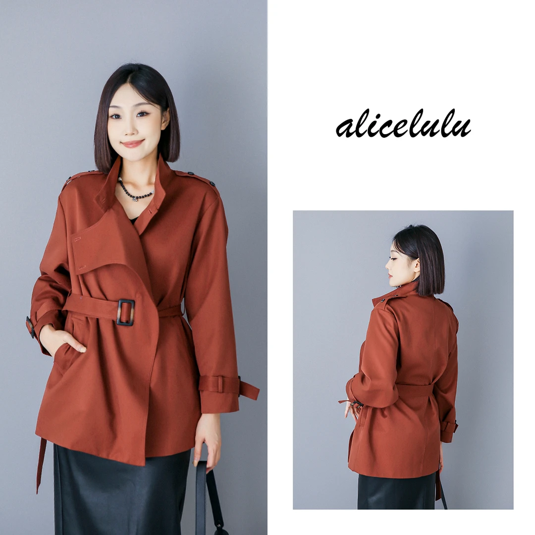 6 ALICE “枫叶时节”风衣 秋日韵味 优雅洒脱 S2139568T