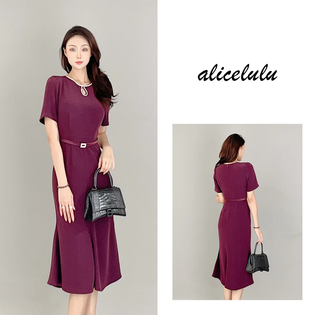 2 ALICE “聚会C位”连衣裙 时髦烫钻 优雅腰带 S2138670L