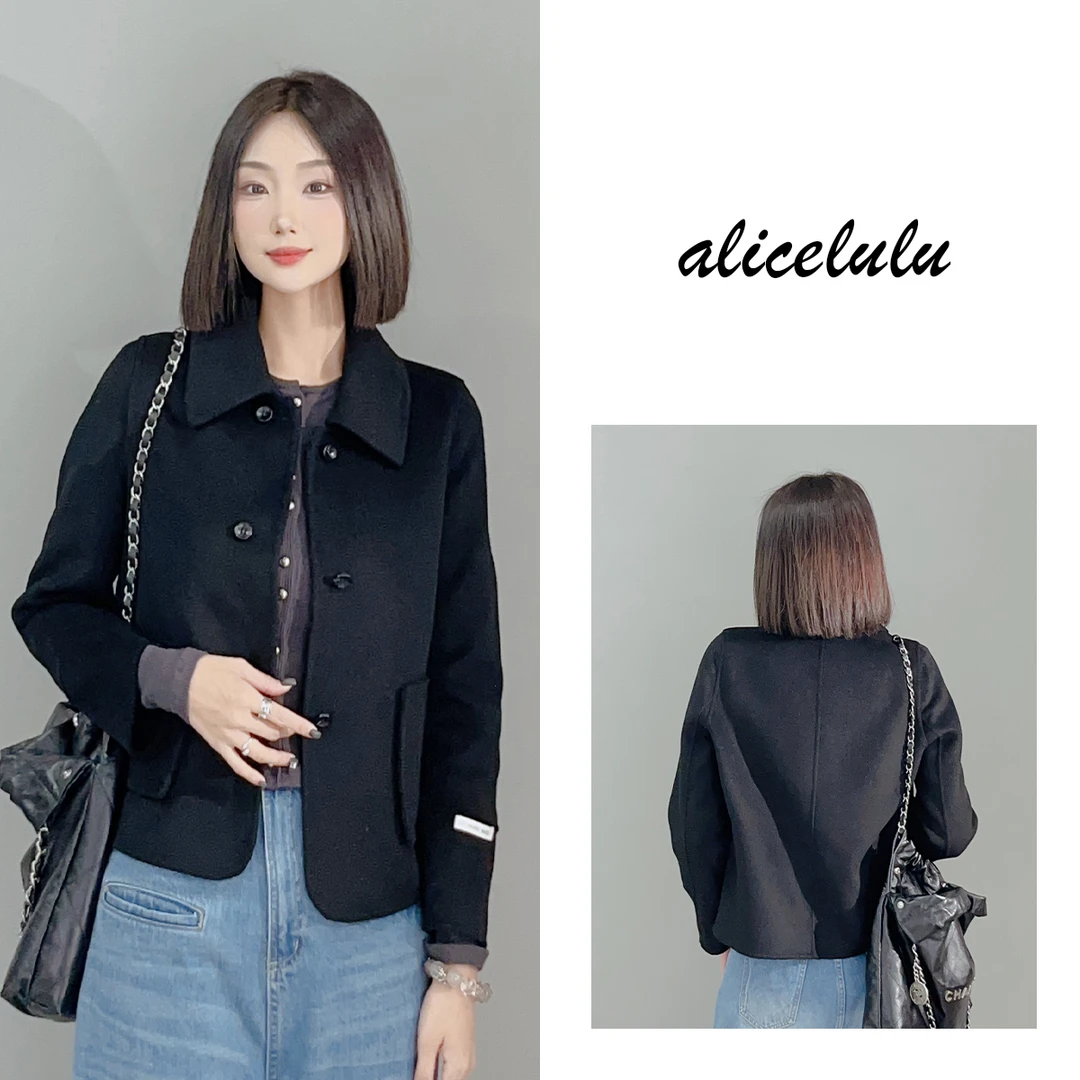 3 ALICE “好事成双”毛呢大衣 高支羊毛 时髦双扣 S1034697Tr