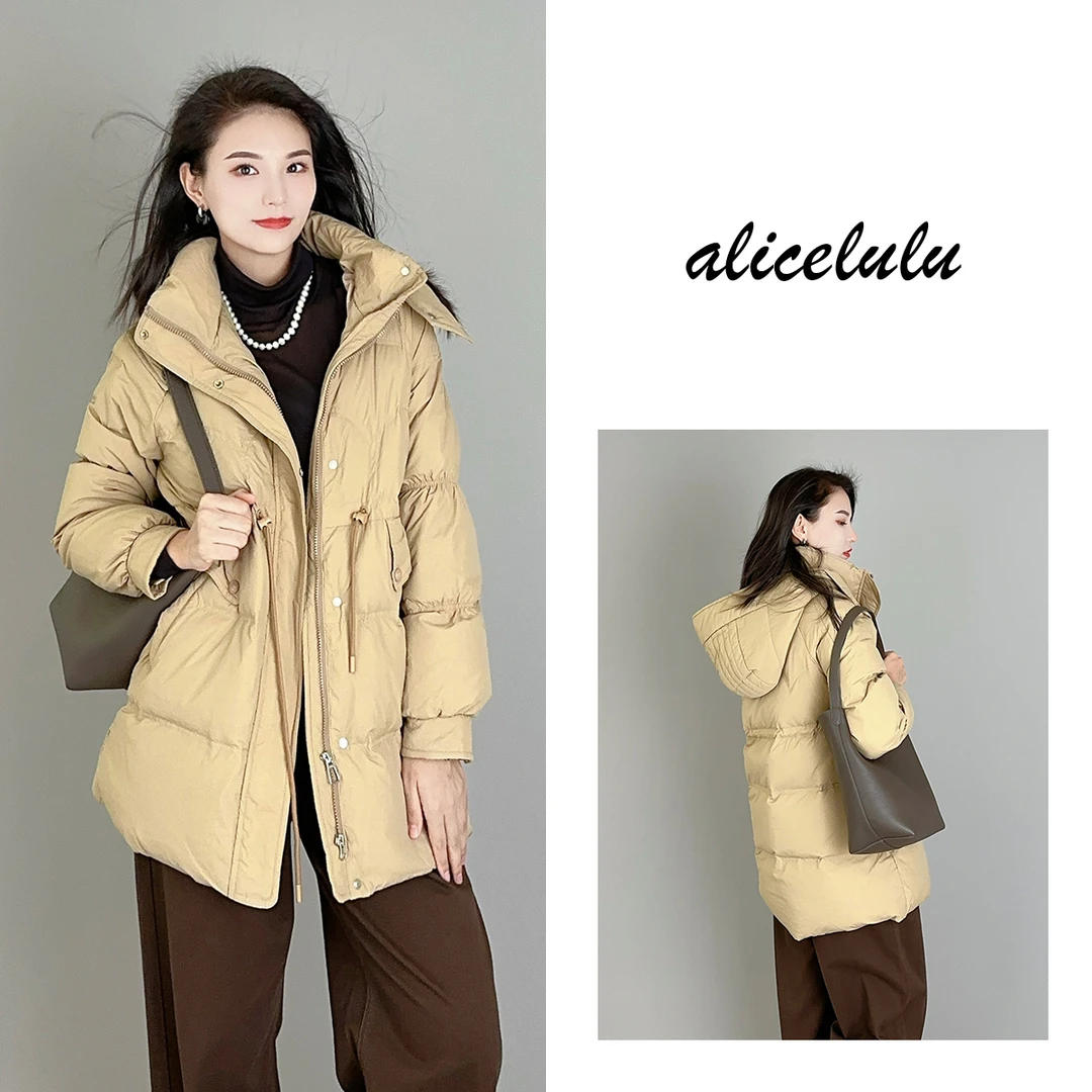 3 ALICE “羽你同行”羽绒服 保暖鸭绒 优雅抽绳 S2139779Tr