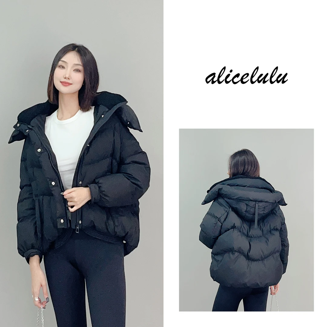 2 ALICE “宇航员”羽绒服 时髦拼接 鹅绒连帽 S2140995Tr