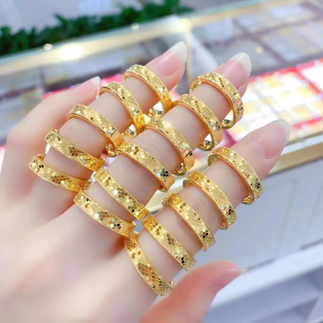 合金戒指 精品【CNC龙鳞戒指】男女款情侣对戒时尚轻奢龙鳞指环