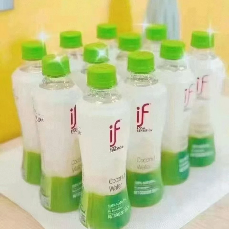泰国 IF 100%纯椰子水真正纯正的椰子水，新鲜健康0脂肪，12瓶