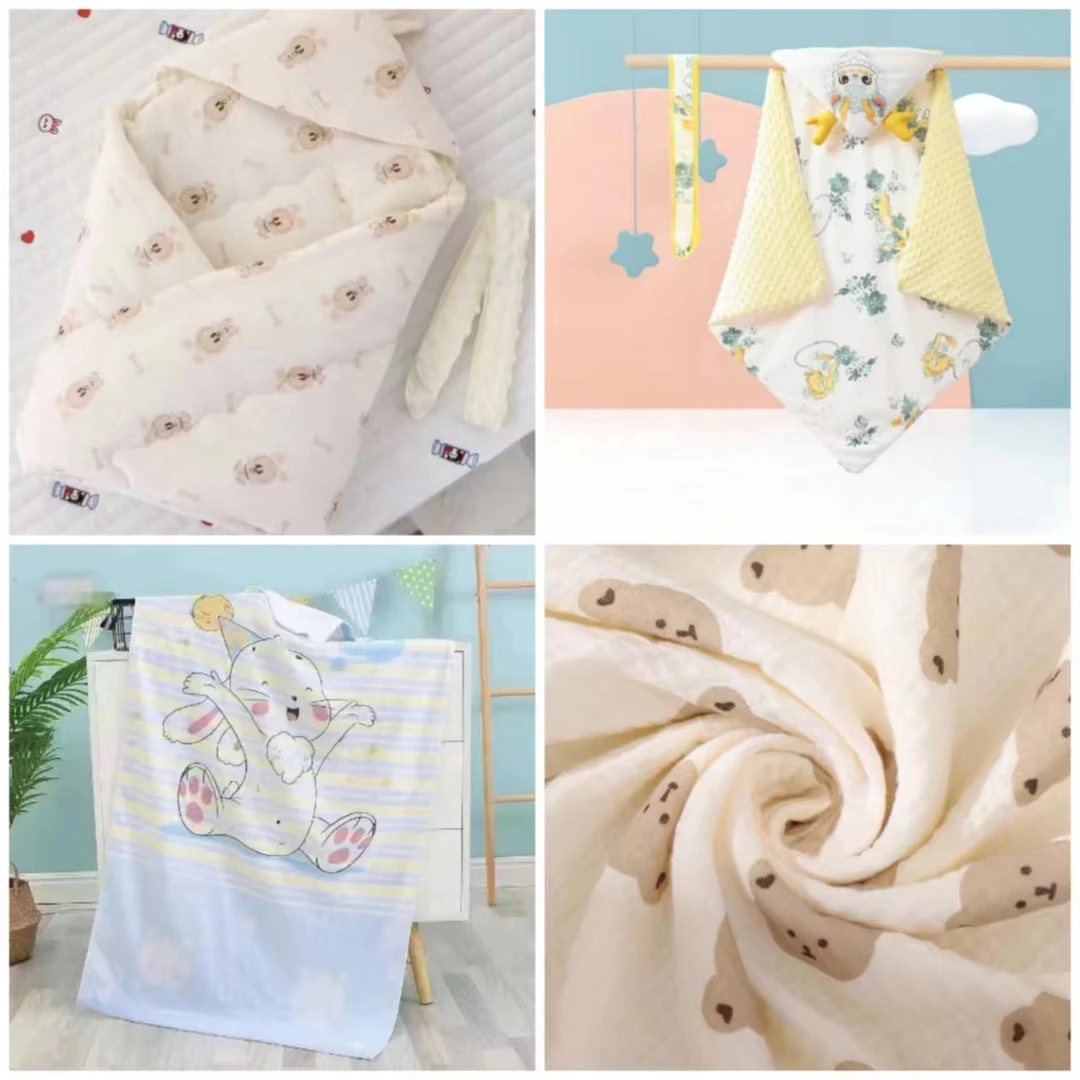 新生儿产房专用包单浴巾盖被纯棉柔软婴儿