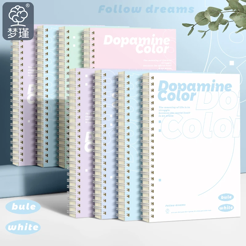 极简主义简单清新线圈本A5加厚B5耐用厚实固笔记本本子书写笔记本