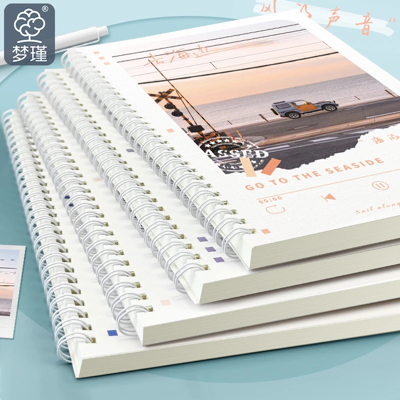 【福利】【发4本】A5线圈本【浪漫出逃】笔记本加厚高颜值记事本
