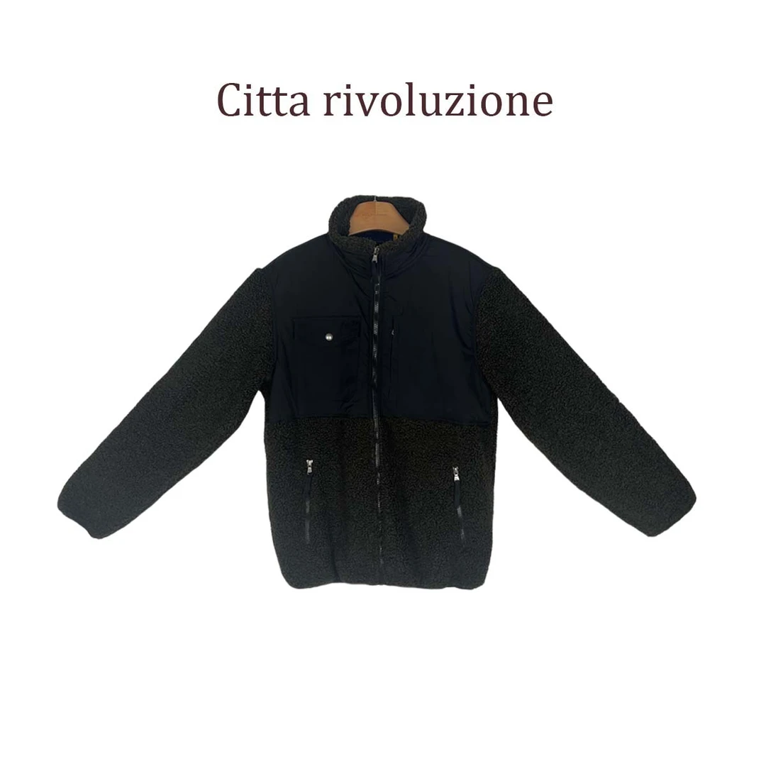 清--家属款拉F家立领羊羔绒外套204