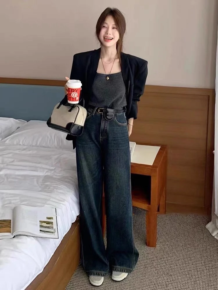 Nicehouse薄绒牛仔裤