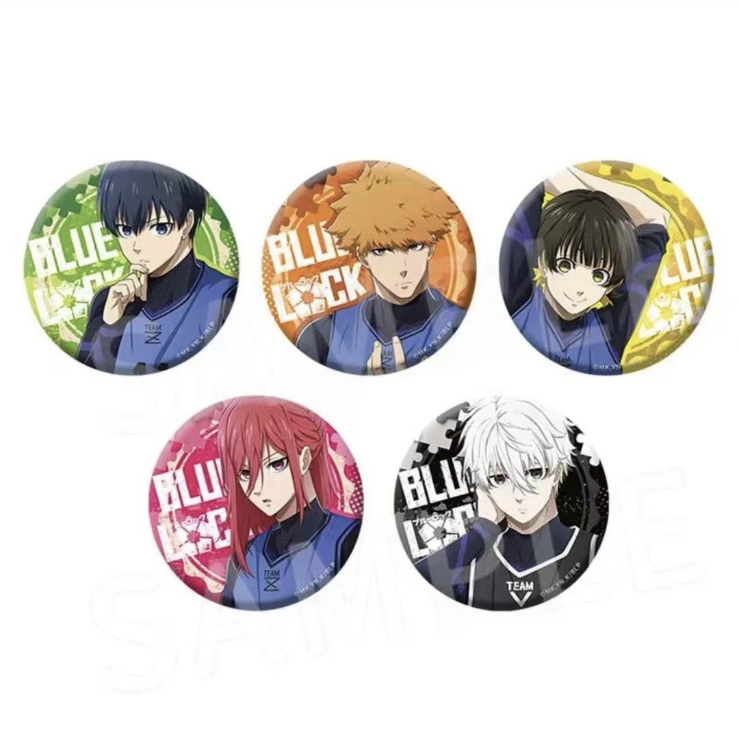 正版蓝色监狱 蓝锁盲盒双闪徽章 蓝锁BLUELOCK(蓝色监狱吧唧)