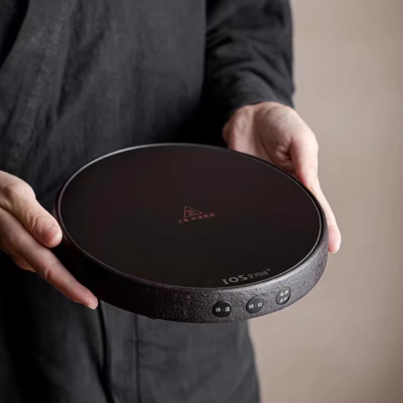 艾玛诗T0升级铸铁款电陶炉煮茶器加厚高硼硅耐热玻璃茶具套装