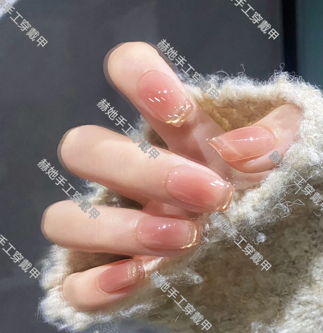 【梦幻少女】春季气质千金感美甲纯欲猫眼显白纯手工穿戴甲
