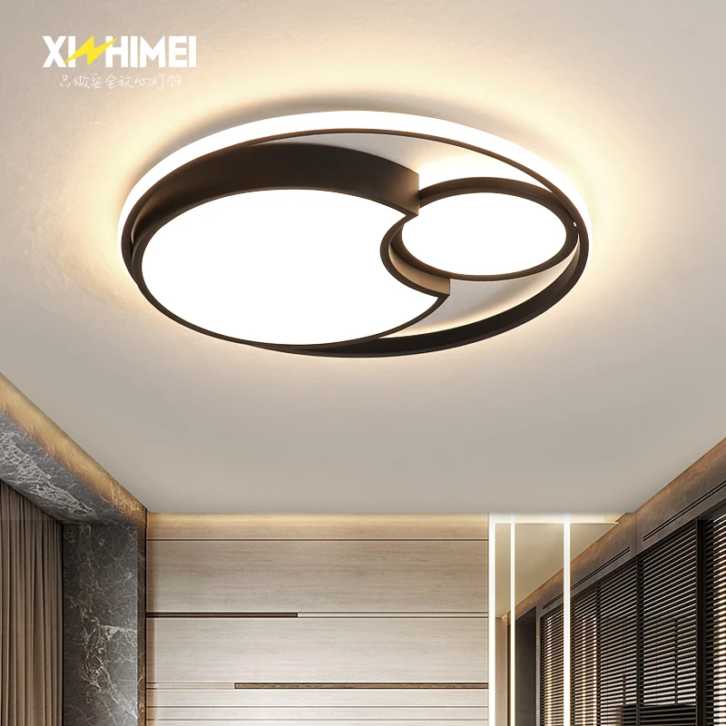 欣芝美简约现代led吸顶灯卧室灯创意书房餐厅灯饰大气家用客厅灯
