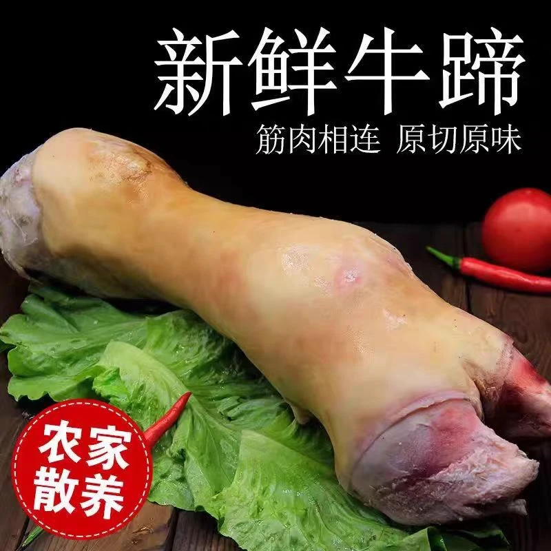 (全国发货)火烧毛新鲜生小骨牛蹄