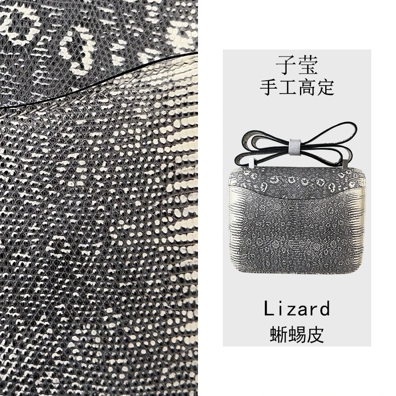 【子莹高定】新款空姐KK24CM蜥蜴皮休闲气质百搭单肩斜挎包