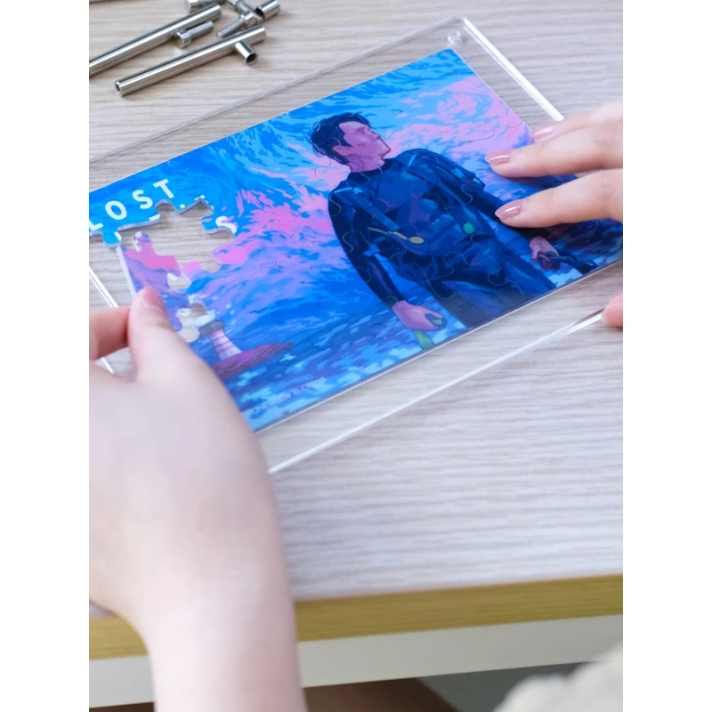 【神奇地带】消失的她正版周边拼图摆台电影朱一龙倪妮摆件亚克力