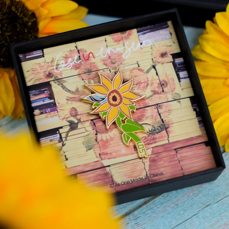 【消失的她】正版周边徽章朱一龙倪妮胸针装饰向日葵日系百搭配饰