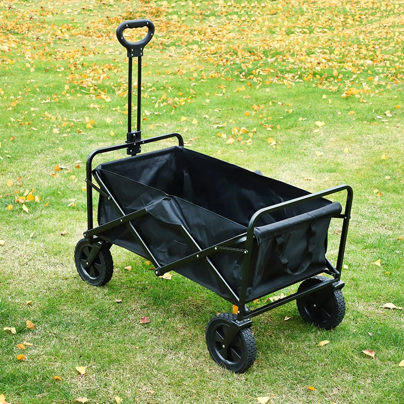 冰钓户外露营车野营地车便携式野餐拉杆小拖车露营摆摊折叠小推车