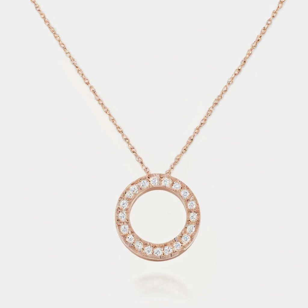 大圆饼 满钻气质时尚百搭复古金色银色 K18 围巾