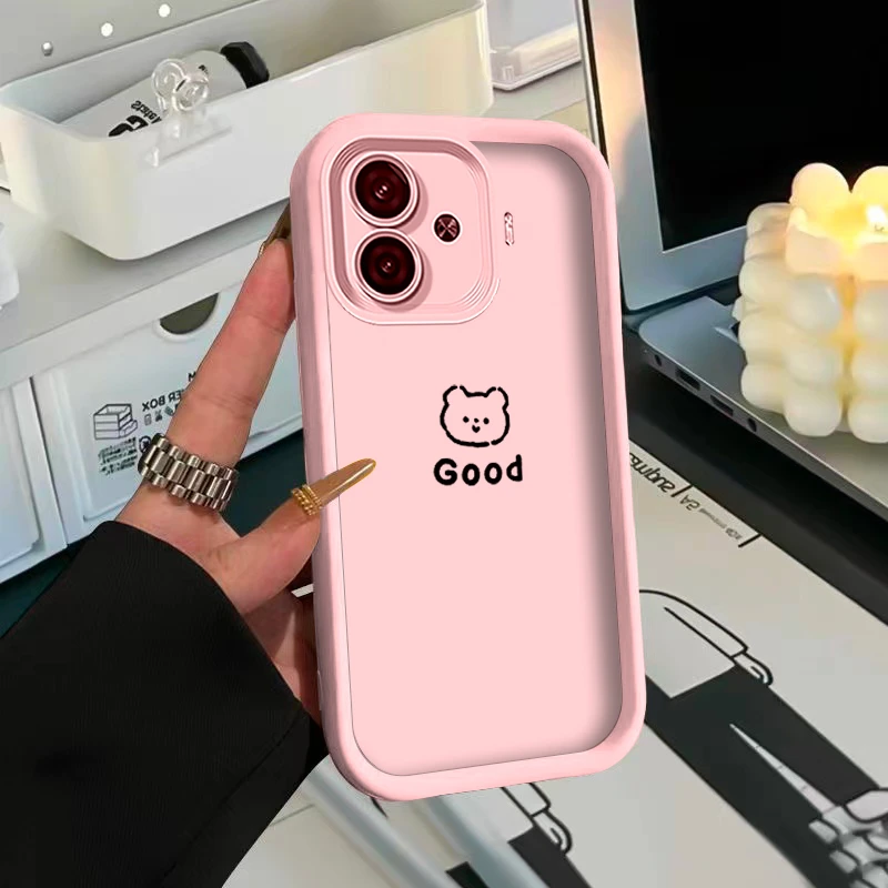 适用于IQOOz9手机壳z9turbo男V2361A网红全包小熊新款防摔保护套