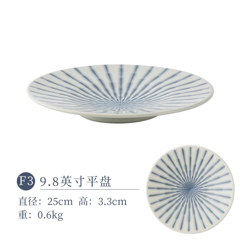 【1只】日本进口十蓝色束线圆盘25cm