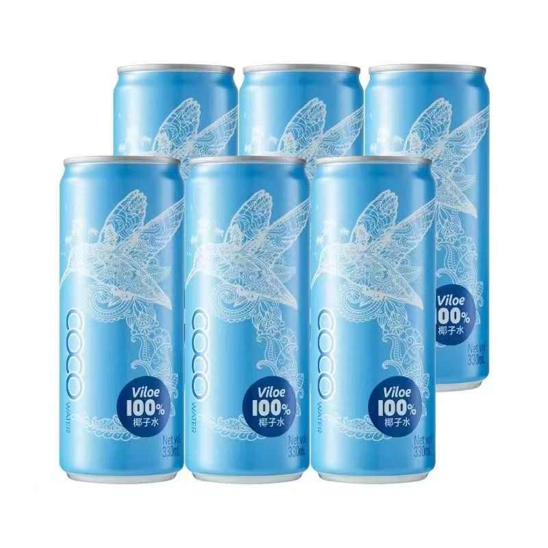 Viloe唯乐蜜语椰子水330ml*24罐越南原装进口椰子汁200ml*6盒