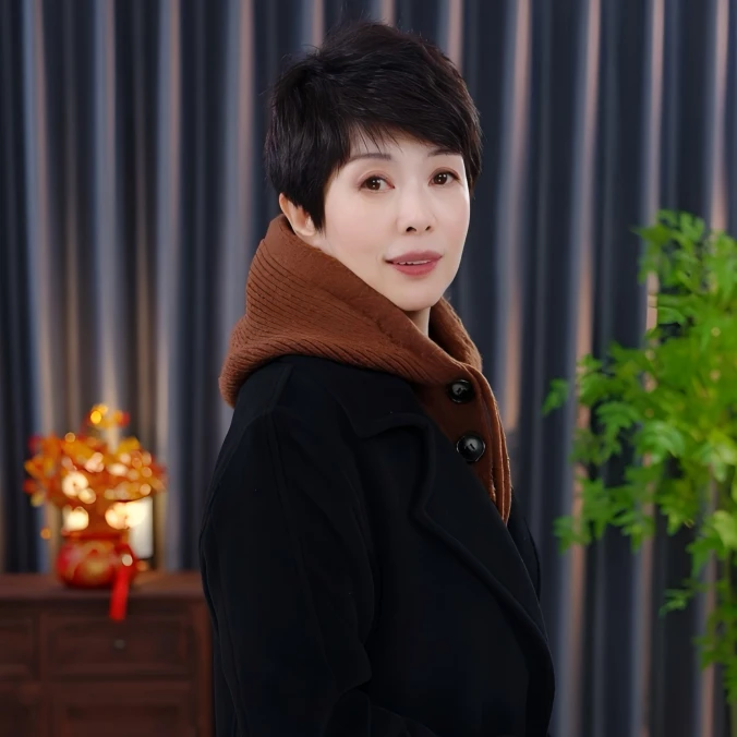 【新芳】针织克拉克拉法帽带纽扣女冬季韩版保暖护耳包头帽