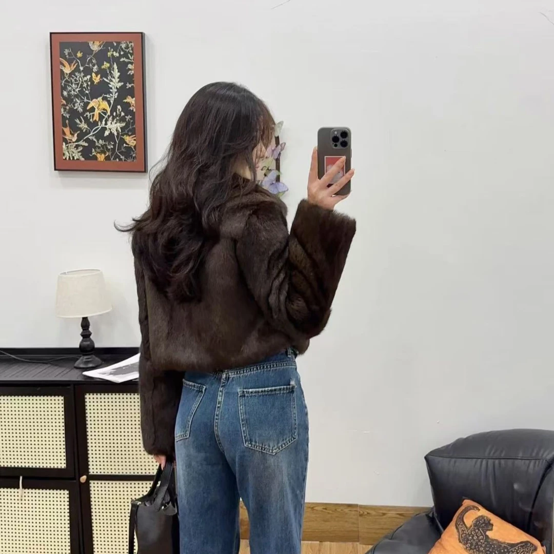 上东老钱风短款轻奢保暖冬季时尚外套