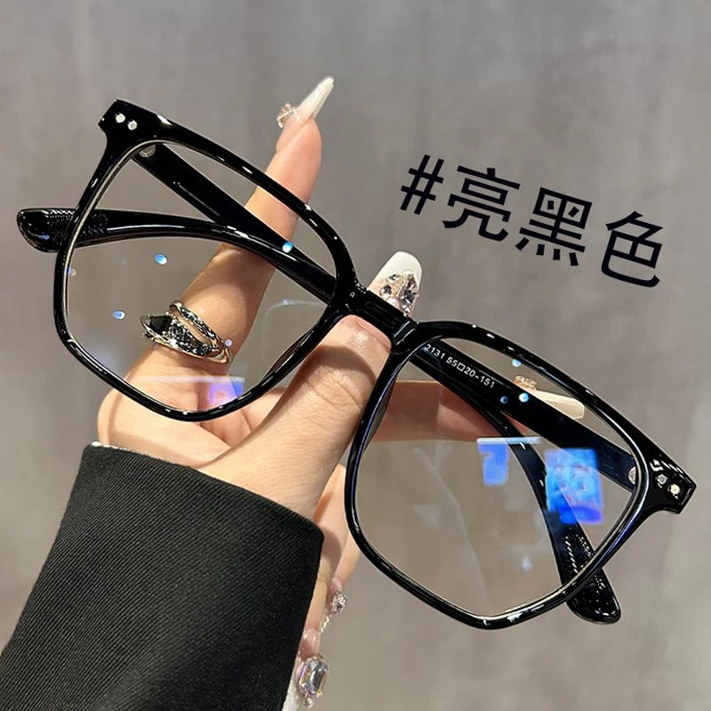 GM黑框眼镜女近视可配度数学生韩版潮防蓝光辐射显脸小素颜眼睛框