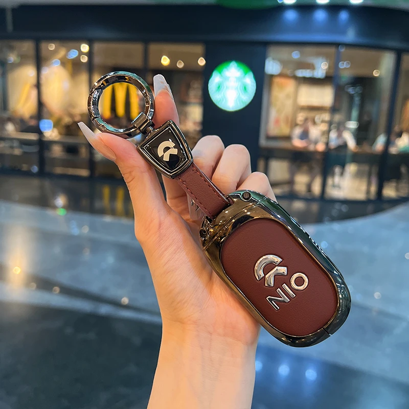 新款蔚来es6钥匙套et5 et7 es7 ec7ec6es8简约金属高级扣男女