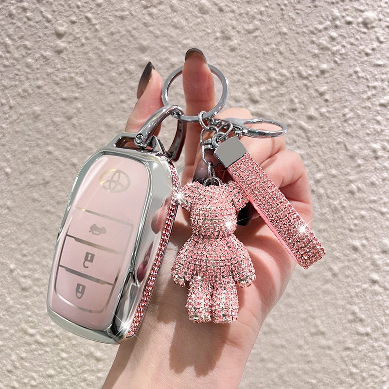 专用丰田荣放rav4钥匙套rv4威兰达chr奕泽车扣2024款24女风尚plus