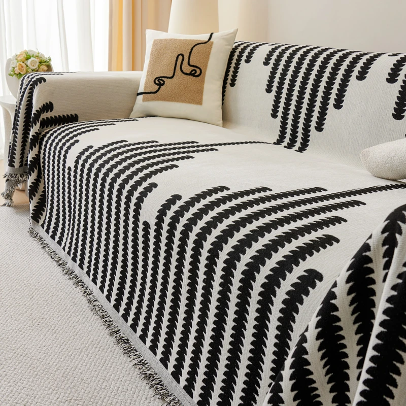 【萧邦】拾忆雪尼尔四季通用沙发盖布沙发巾(多规格可选)*一块