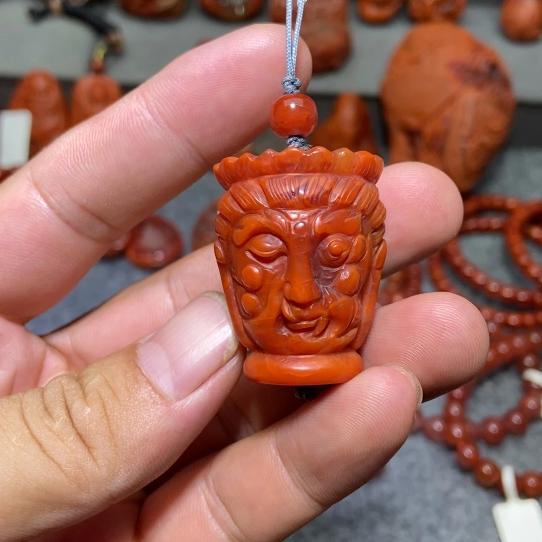 【闪购商品】南红玛瑙吊坠(不含链)未镶嵌