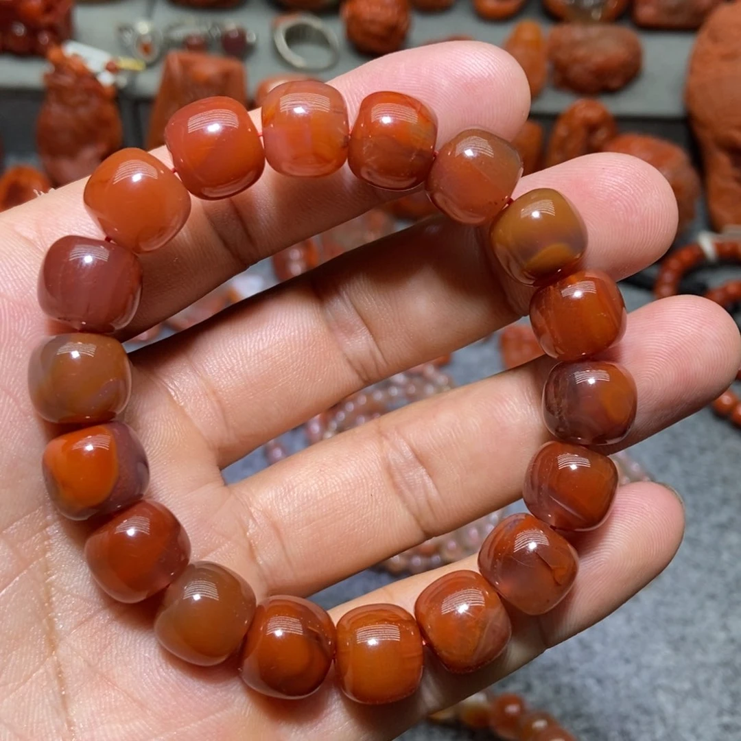 【闪购商品】南红玛瑙手串未镶嵌12mm