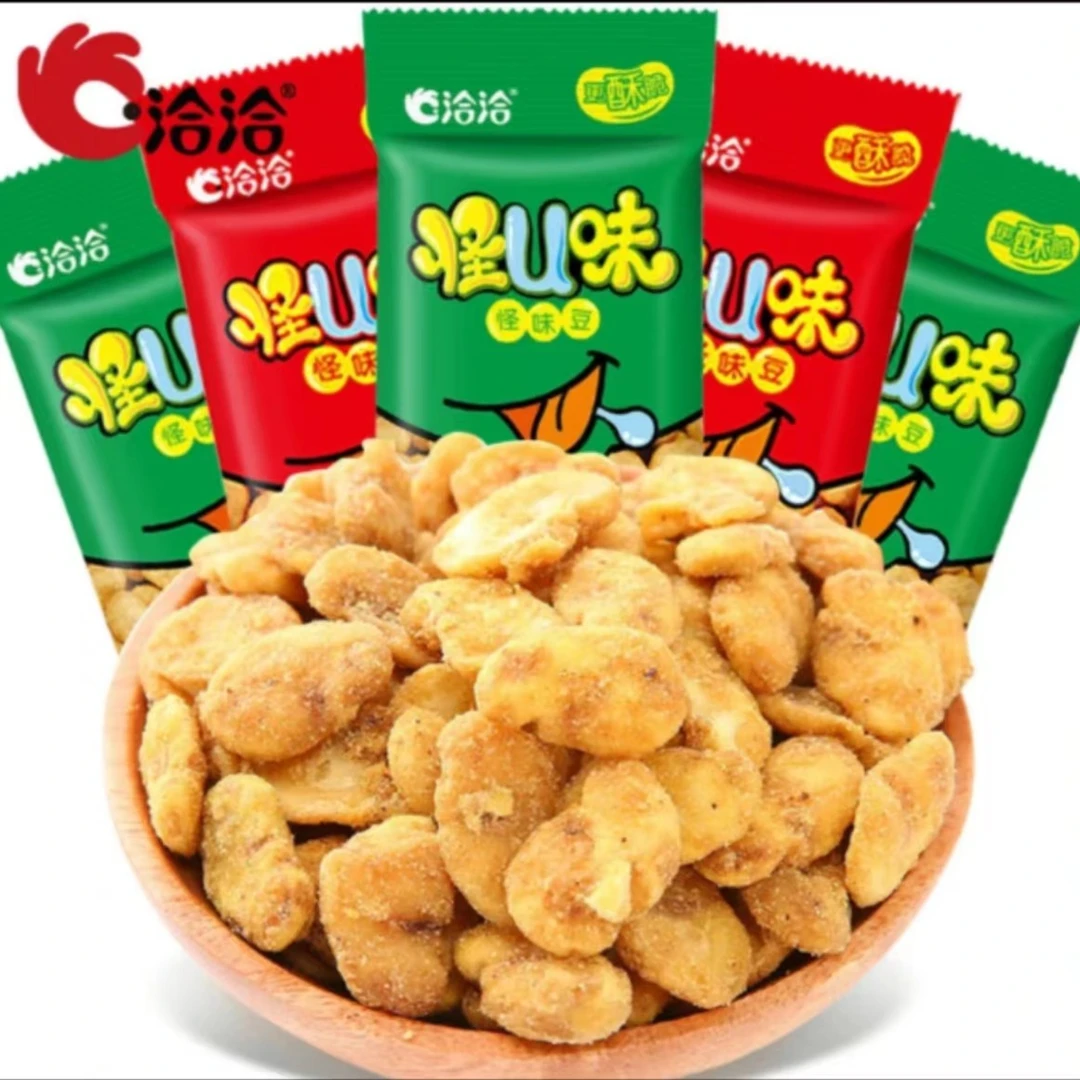 洽洽怪味豆 怪U豆 蚕豆 五香蟹黄麻辣  坚果炒货小吃 80g