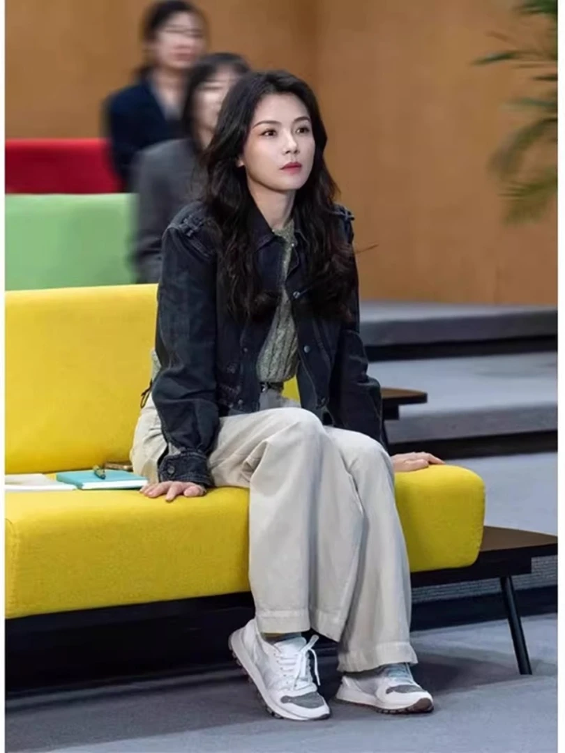 秋装搭配一整套今年流行复古短款牛仔外套2024秋季新款两件套装女