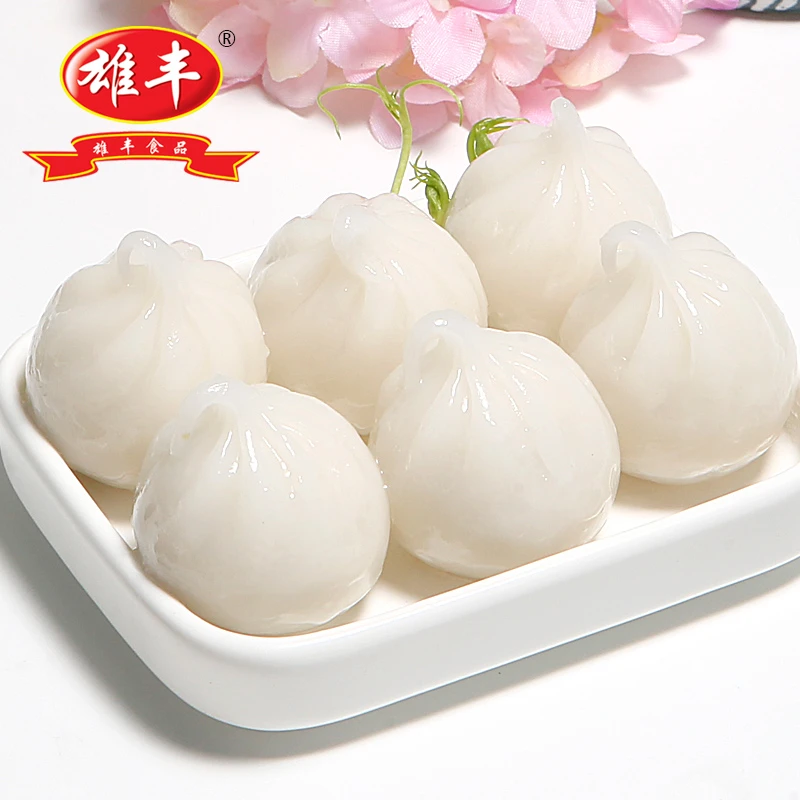 雄丰水晶包500g*4包猪肉馅早下午茶点心面点糯香爽滑透明速冻食品