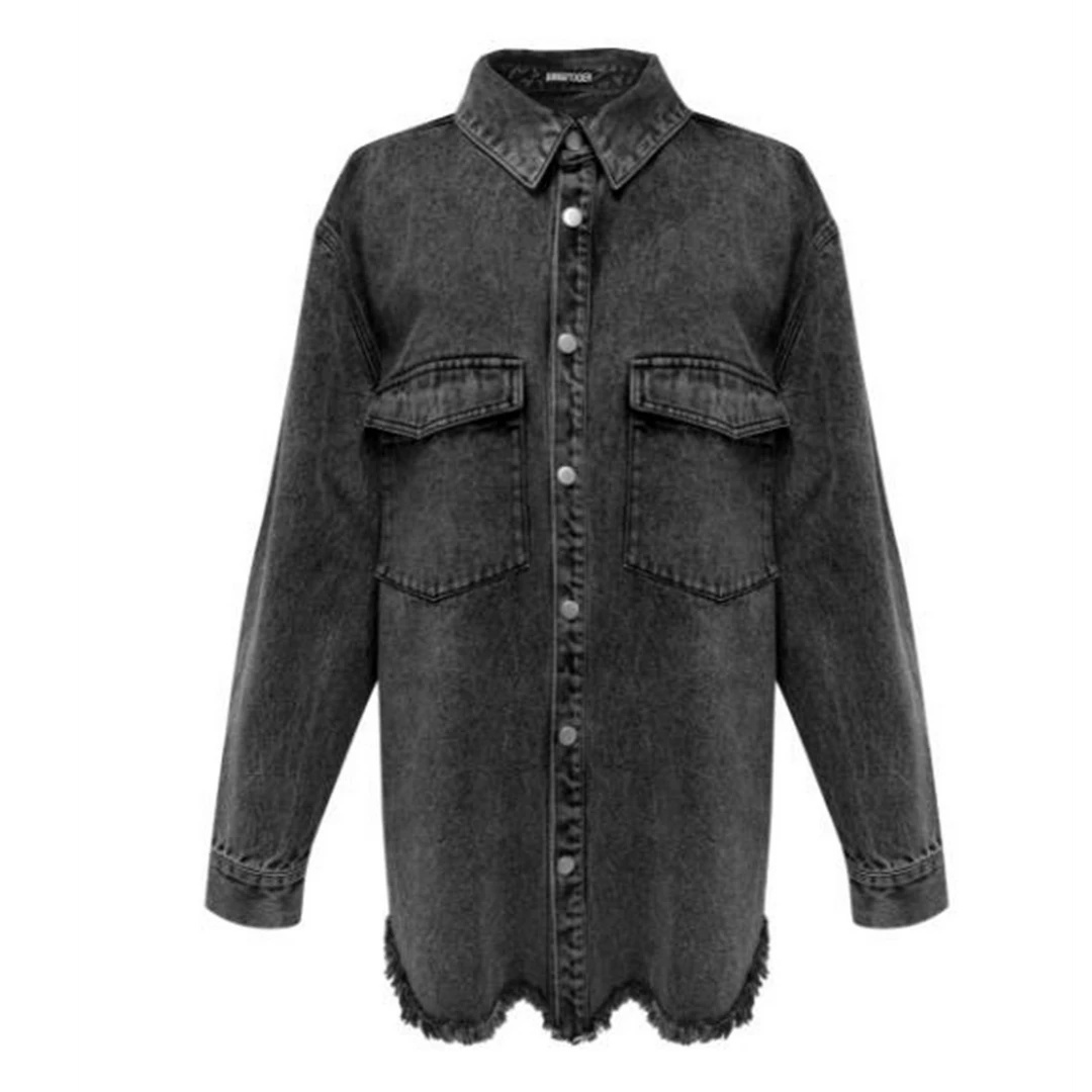 ANNAMOOER · 设计师品牌灰色牛仔外套 AM63W012