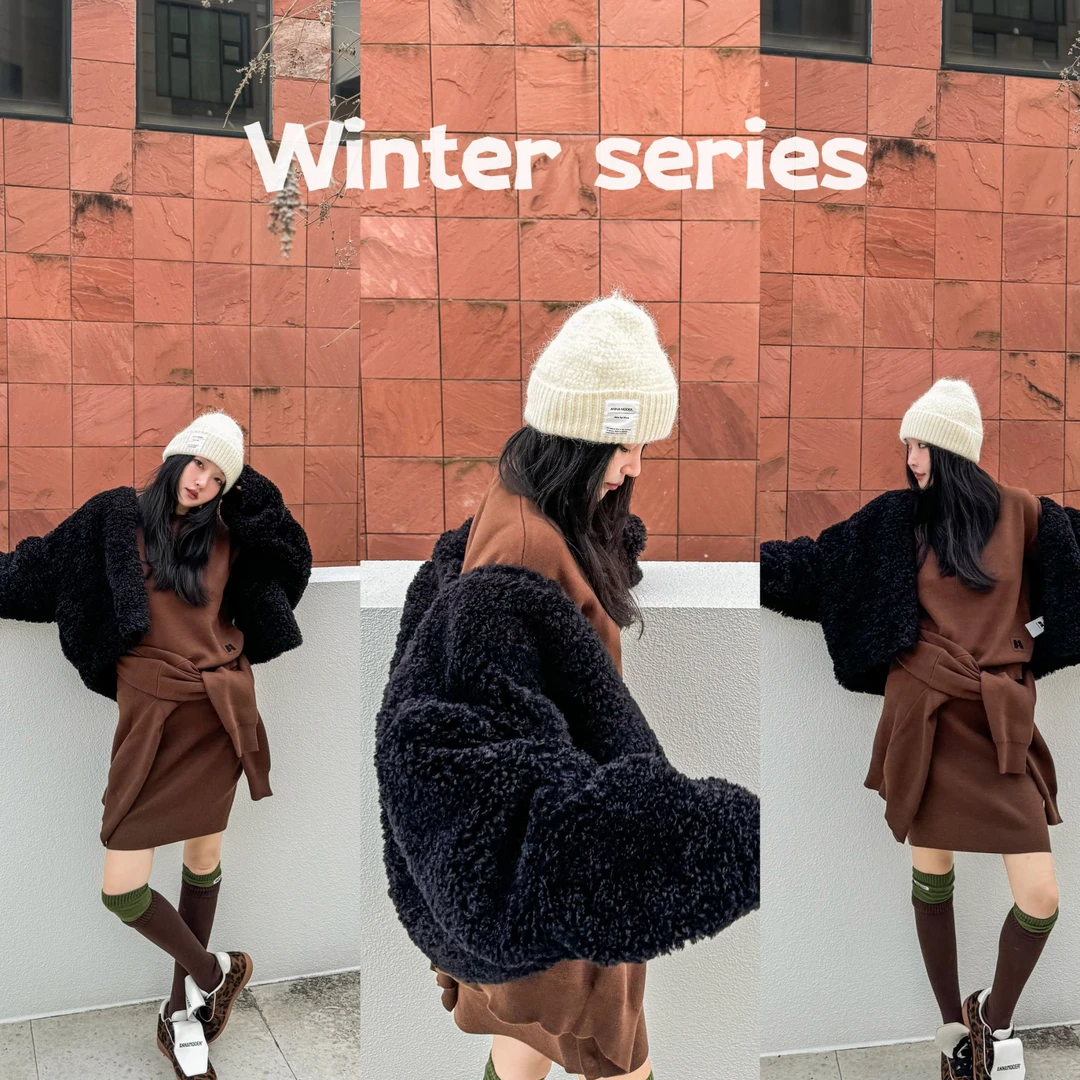 ANNAMOOER · 设计师品牌白色堆堆帽 AM71SM02