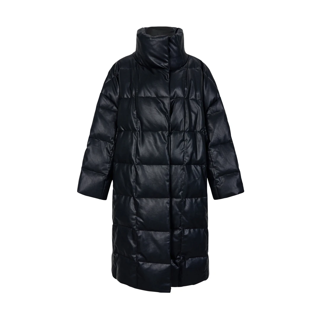 ANNAMOOER ·  设计师品牌长款 黑色羽绒服AM63Y005