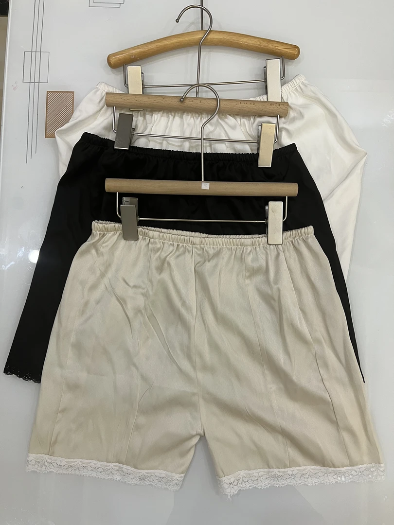 打底裤真丝蕾丝花边100%桑蚕丝颜色随机发