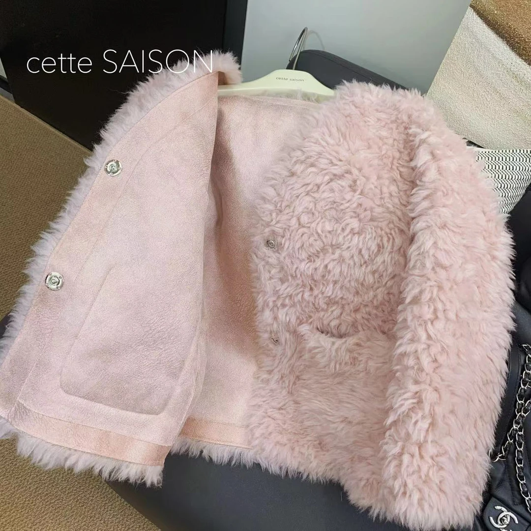 Y 皮毛一体棉花糖  100羊毛  定制款cetteSAISON2023 CS-3ATJ806