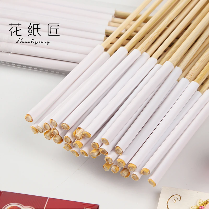 花艺纳米胶竹签花杆包零食棒棒糖花束diy包装材料包鲜花插花签子