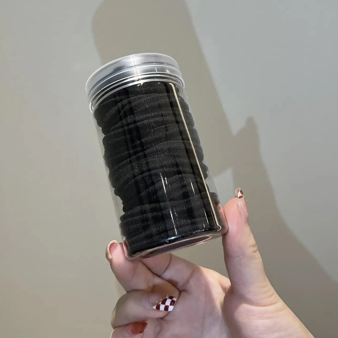 加宽加粗高马尾丸子头高弹力发圈发绳不伤发头绳