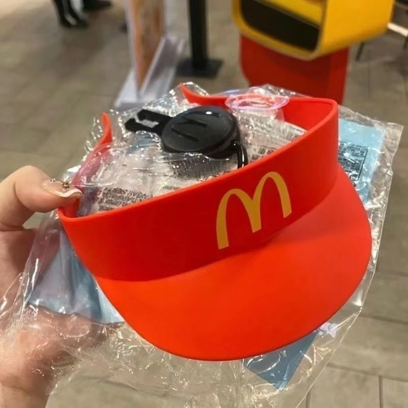 2023麦当劳玩具狗狗开心乐园套餐遮阳帽对讲机玩具猫咪狗狗帽子