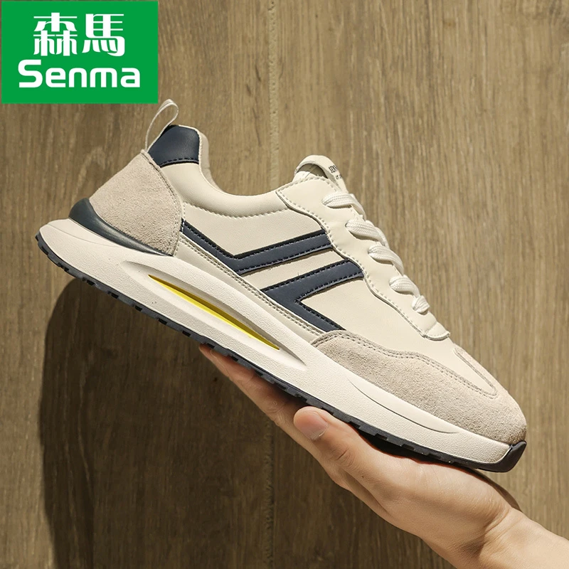 SENMA/森马男鞋2025新款运动休闲板鞋男士时尚英伦风鞋子男款潮鞋