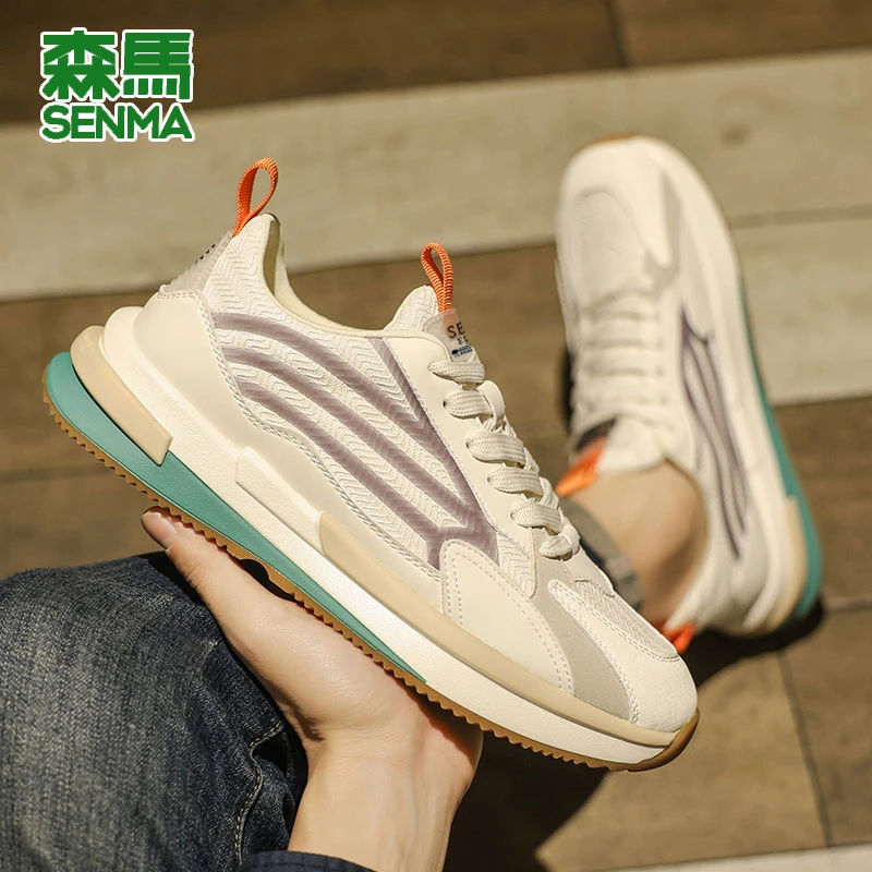 SENMA/森马男鞋春冬季板鞋男士老爹鞋百搭运动休闲鞋潮流跑步鞋男