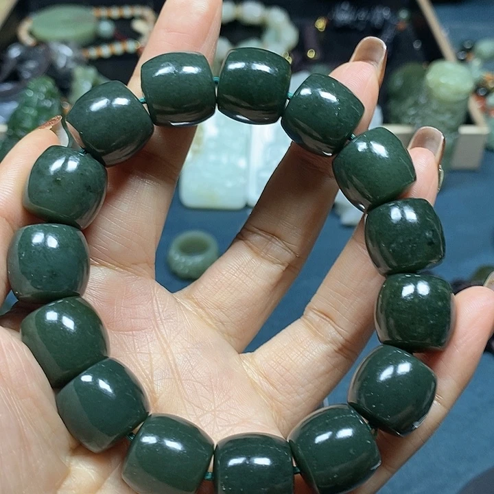 和田玉手串未镶嵌